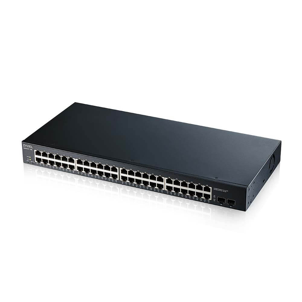 GS1900-48 - 48-port GbE Smart Managed Switch with GbE Uplink